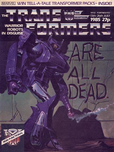 Cover for The Transformers (Marvel UK, 1984 series) #22