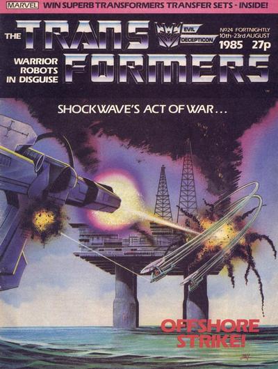 Cover for The Transformers (Marvel UK, 1984 series) #24