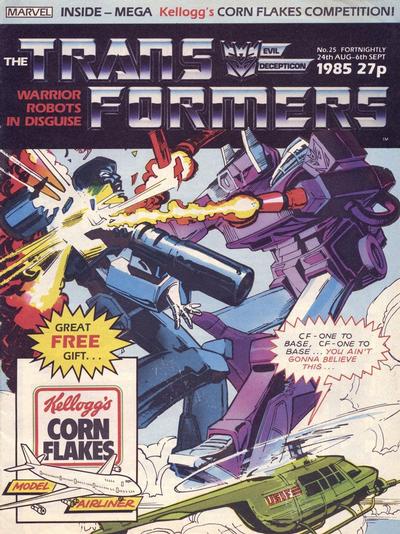 Cover for The Transformers (Marvel UK, 1984 series) #25