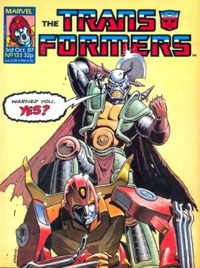Cover for The Transformers (Marvel UK, 1984 series) #133