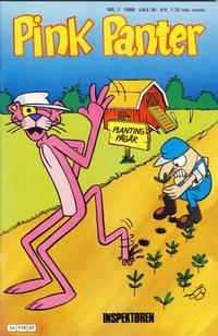 Cover Thumbnail for Pink Panter (Semic, 1977 series) #7/1986