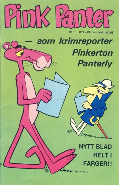 Cover for Pink Panter (Nordisk Forlag, 1974 series) #1/1974