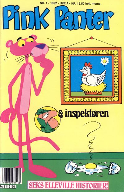 Cover for Pink Panter (Semic, 1977 series) #1/1992