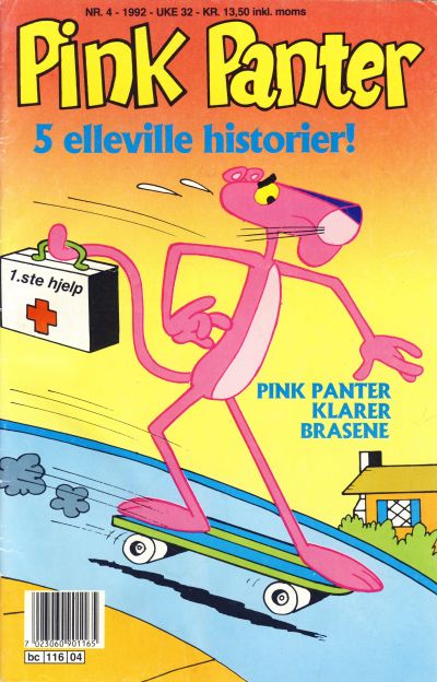 Cover for Pink Panter (Semic, 1977 series) #4/1992