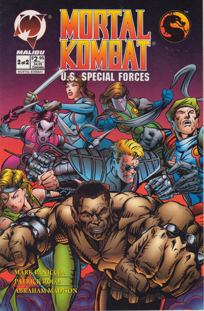 Cover for Mortal Kombat: U.S. Special Forces (Malibu, 1995 series) #2