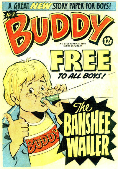 Cover for Buddy (D.C. Thomson, 1981 series) #2
