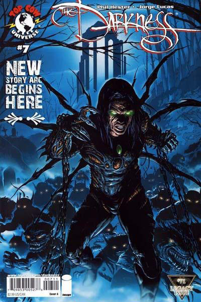 Cover for The Darkness (Image, 2007 series) #7 [Cover A by Jorge Lucas]