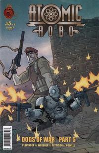 Cover Thumbnail for Atomic Robo: Dogs of War (Red 5 Comics, Ltd., 2008 series) #5