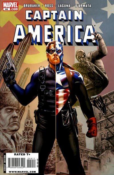 Cover for Captain America (Marvel, 2005 series) #44 [Direct Edition]