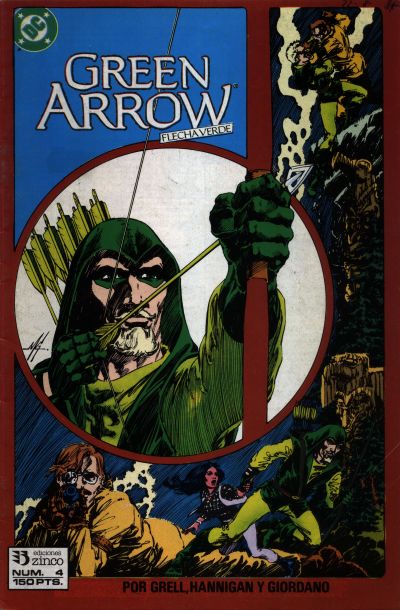Cover for Green Arrow (Zinco, 1989 series) #4