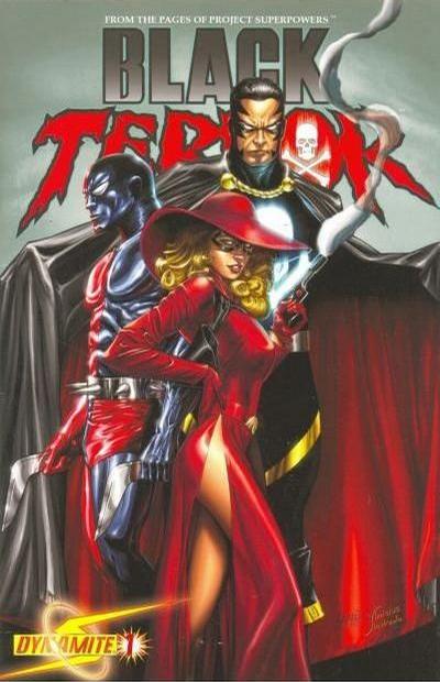 Cover for Black Terror (Dynamite Entertainment, 2008 series) #1 [Greg Land Cover]