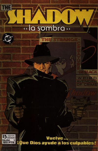 Cover for The Shadow - La Sombra (Zinco, 1987 series) #1