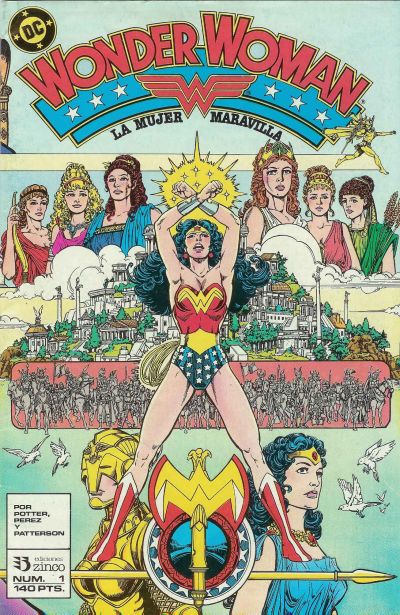 Cover for Wonder Woman (Zinco, 1988 series) #1