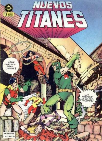 Cover for Nuevos Titanes (Zinco, 1984 series) #18