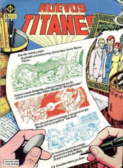 Cover for Nuevos Titanes (Zinco, 1984 series) #20