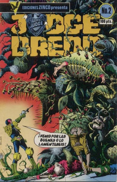 Cover for Judge Dredd (Zinco, 1984 series) #2