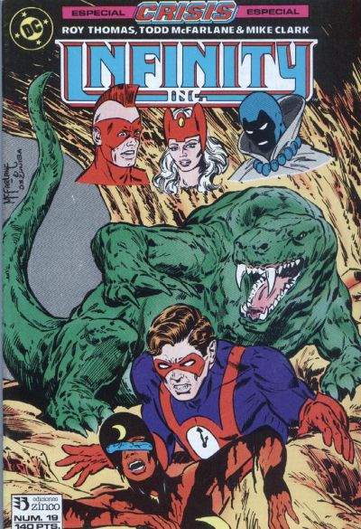 Cover for Infinity Inc. (Zinco, 1986 series) #19