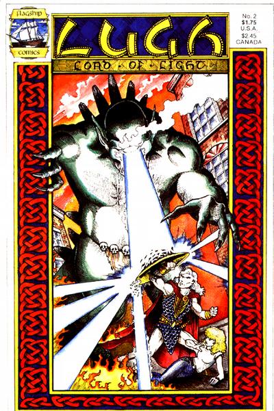 Cover for Lugh, Lord of Light (Flagship Comics, 1987 series) #2