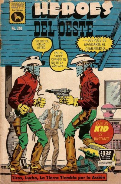 Cover for Héroes del Oeste (Editora de Periódicos, S. C. L. "La Prensa", 1952 series) #260