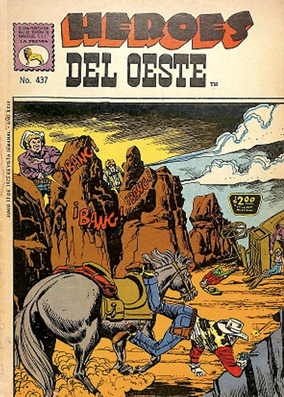 Cover for Héroes del Oeste (Editora de Periódicos, S. C. L. "La Prensa", 1952 series) #437