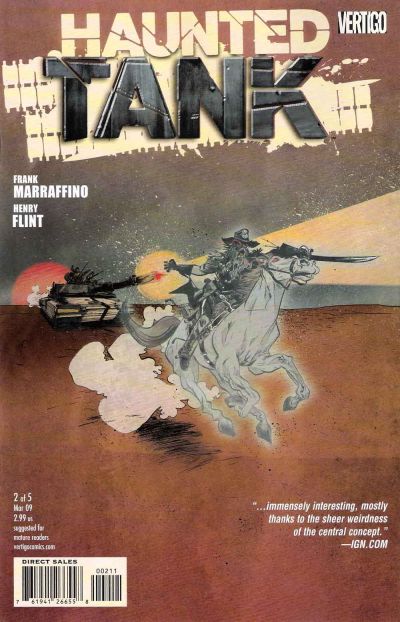Cover for The Haunted Tank (DC, 2009 series) #2