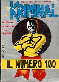 Cover Thumbnail for Kriminal (Editoriale Corno, 1964 series) #100
