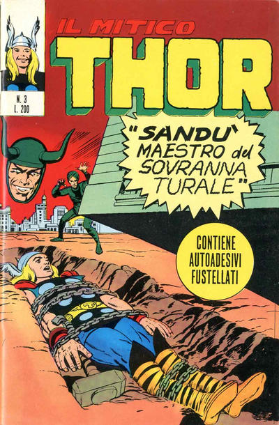 Cover for Il Mitico Thor (Editoriale Corno, 1971 series) #3
