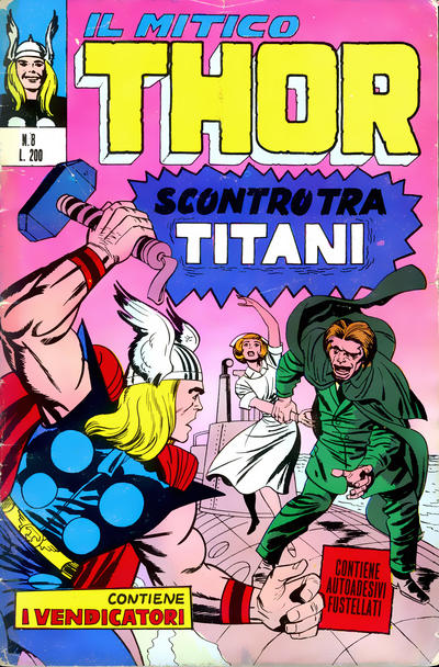 Cover for Il Mitico Thor (Editoriale Corno, 1971 series) #8