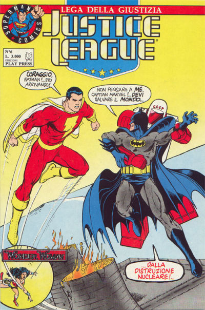 Cover for Justice League [Lega della Giustizia] (Play Press, 1990 series) #6