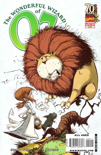Cover for The Wonderful Wizard of Oz (Marvel, 2009 series) #2