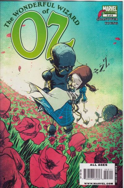 Cover for The Wonderful Wizard of Oz (Marvel, 2009 series) #3
