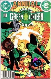 Cover Thumbnail for Tales of the Green Lantern Corps Annual (DC, 1985 series) #1 [Newsstand]