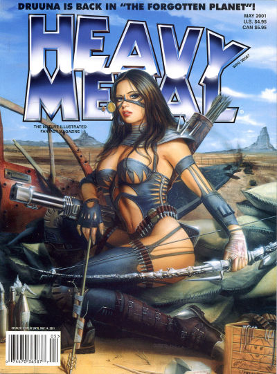 Cover for Heavy Metal Magazine (Heavy Metal, 1977 series) #v25#2