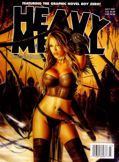 Cover for Heavy Metal Magazine (Heavy Metal, 1977 series) #v31#3