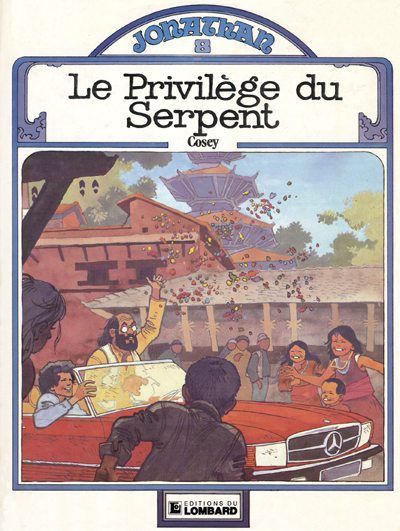 Cover for Jonathan (Le Lombard, 1977 series) #8 - Le privilège du serpent