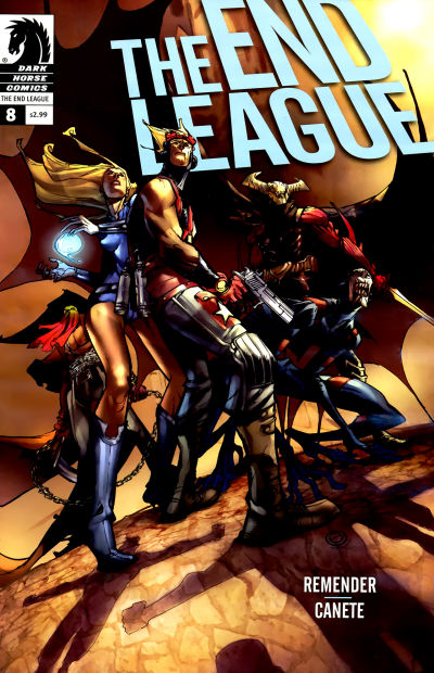 Cover for The End League (Dark Horse, 2007 series) #8