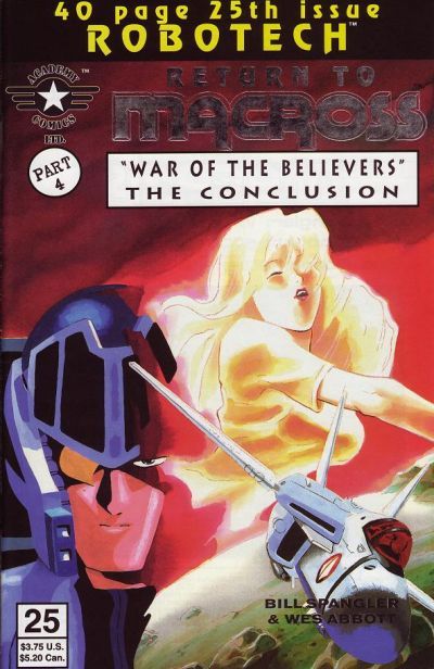 Cover for Robotech: Return to Macross (Academy Comics Ltd., 1994 series) #25