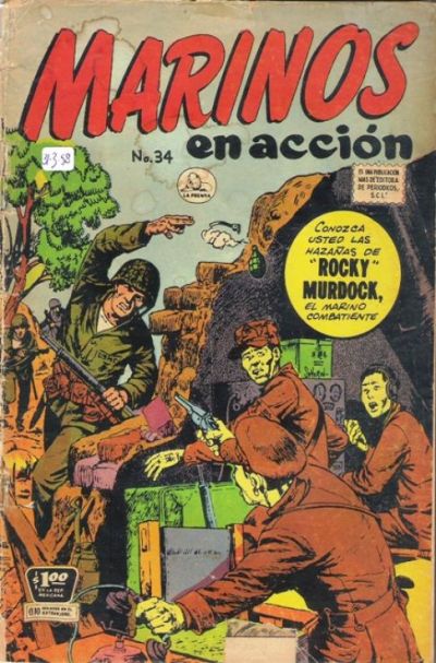 Cover for Marinos en Acción (Editora de Periódicos, S. C. L. "La Prensa", 1955 series) #34