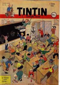 Cover Thumbnail for Journal de Tintin (Dargaud, 1948 series) #72