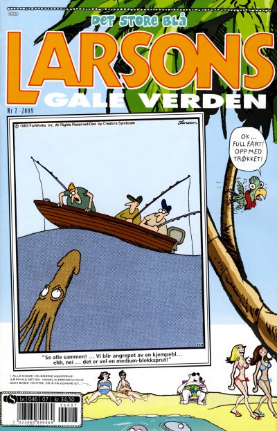 Cover for Larsons gale verden (Bladkompaniet / Schibsted, 1992 series) #7/2009