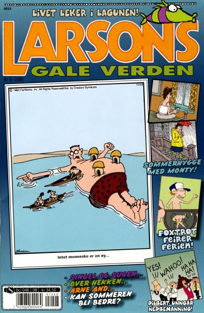 Cover for Larsons gale verden (Bladkompaniet / Schibsted, 1992 series) #8/2009