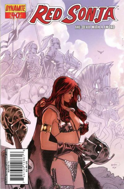 Cover for Red Sonja (Dynamite Entertainment, 2005 series) #40 [Cover C]