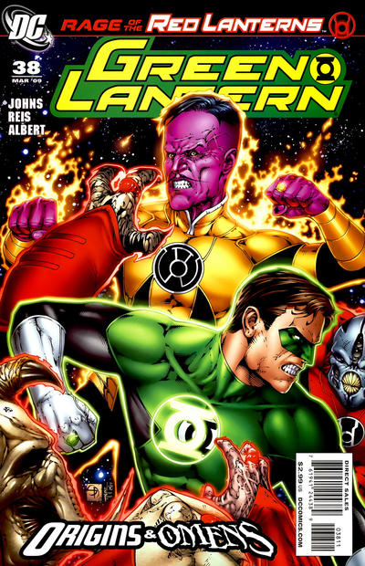 Cover for Green Lantern (DC, 2005 series) #38 [Direct Sales]