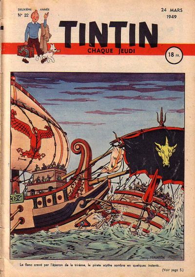 Cover for Journal de Tintin (Dargaud, 1948 series) #22