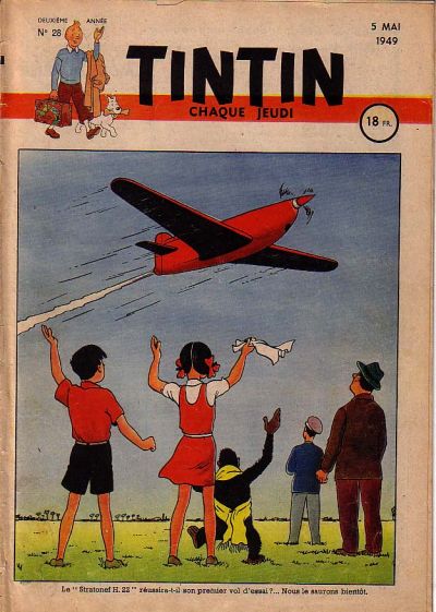 Cover for Journal de Tintin (Dargaud, 1948 series) #28