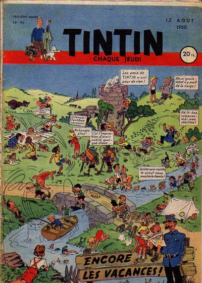 Cover for Journal de Tintin (Dargaud, 1948 series) #95