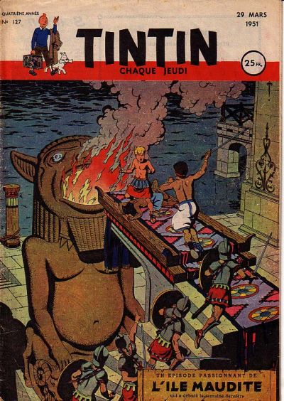 Cover for Journal de Tintin (Dargaud, 1948 series) #127