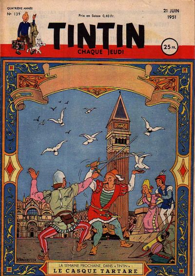 Cover for Journal de Tintin (Dargaud, 1948 series) #139