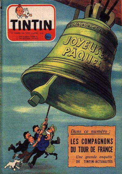 Cover for Journal de Tintin (Dargaud, 1948 series) #232