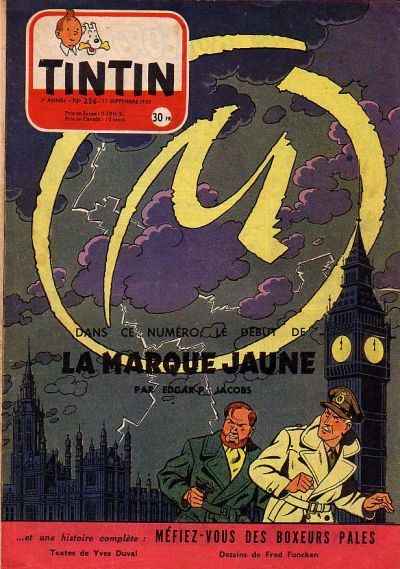 Cover for Journal de Tintin (Dargaud, 1948 series) #256